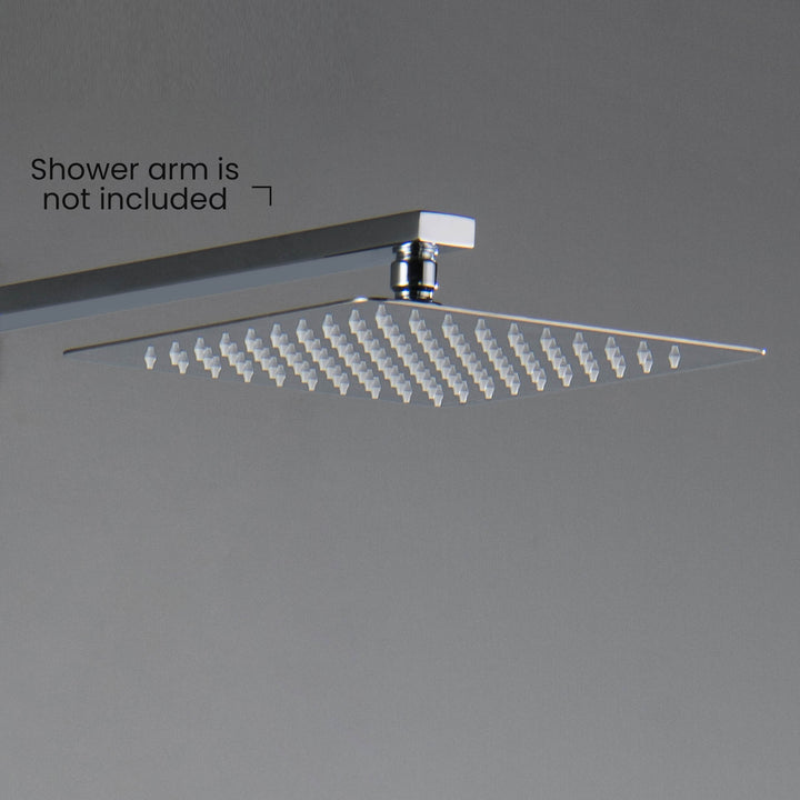 Quadra 10" Ultra-Thin Metal Rain Shower Head
