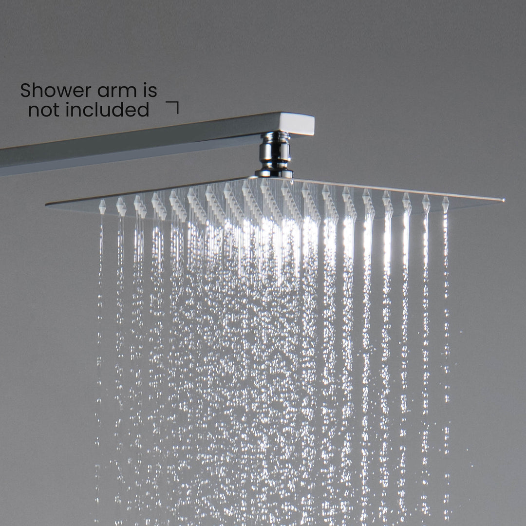 Quadra 10" Ultra-Thin Metal Rain Shower Head