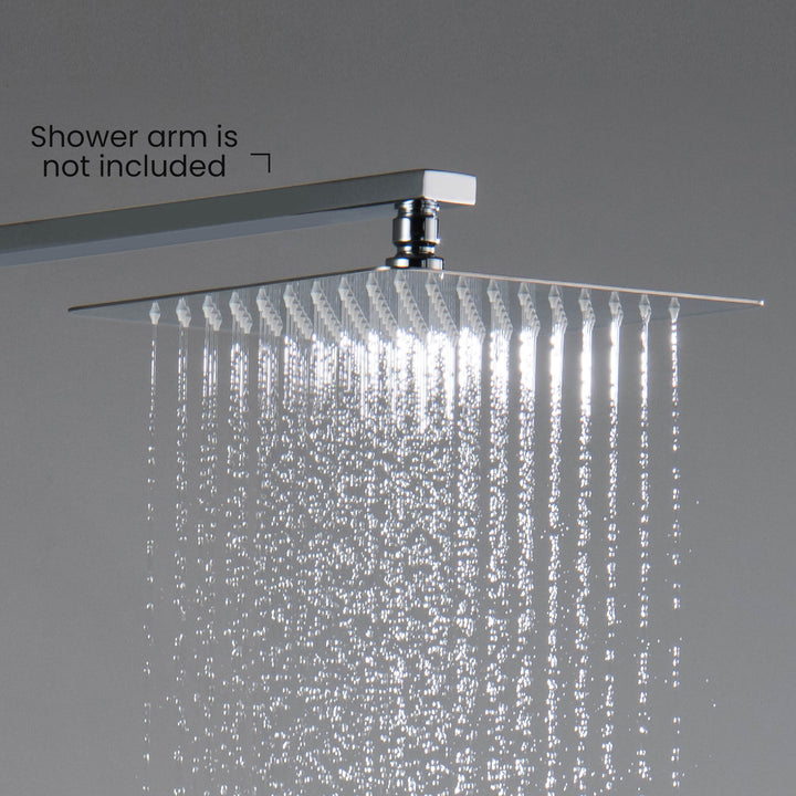 Quadra 10" Ultra-Thin Metal Rain Shower Head
