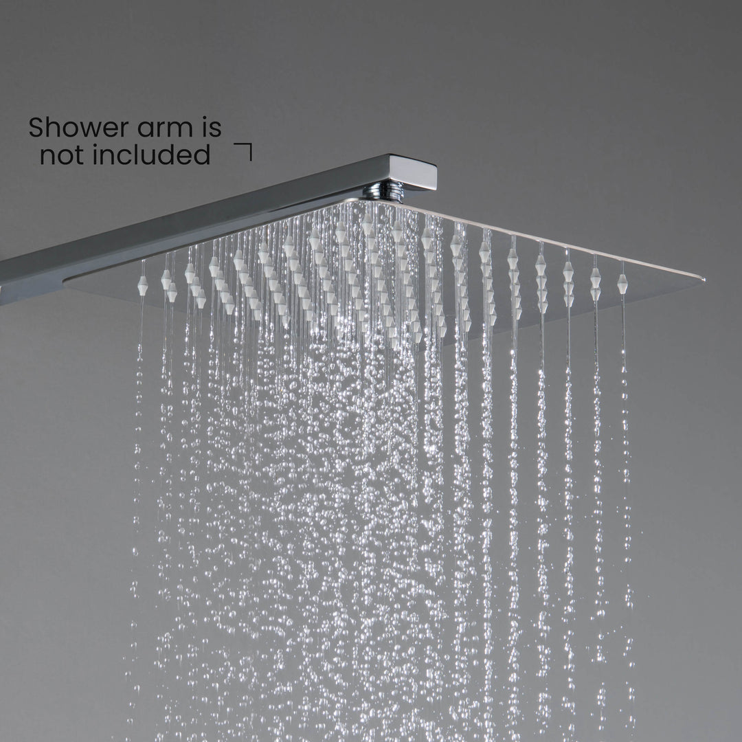 Quadra 10" Ultra-Thin Metal Rain Shower Head