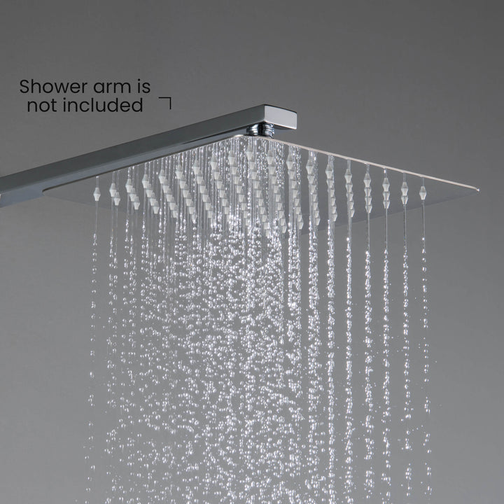 Quadra 10" Ultra-Thin Metal Rain Shower Head