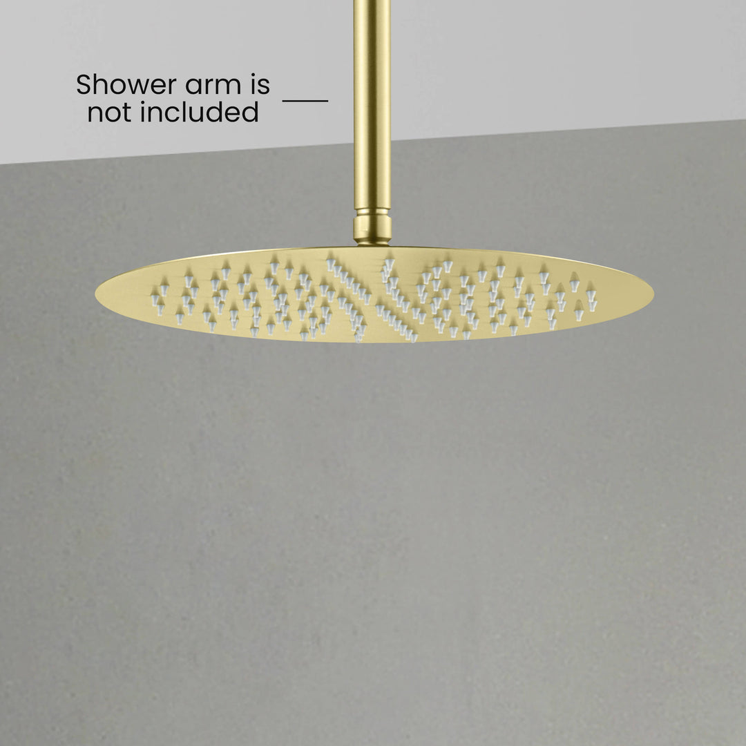 Halo 12" Metal Ultra-Thin Profile Rain Shower Head