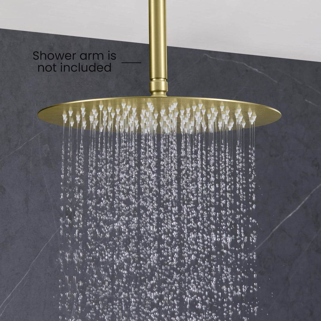 Halo 12" Metal Ultra-Thin Profile Rain Shower Head