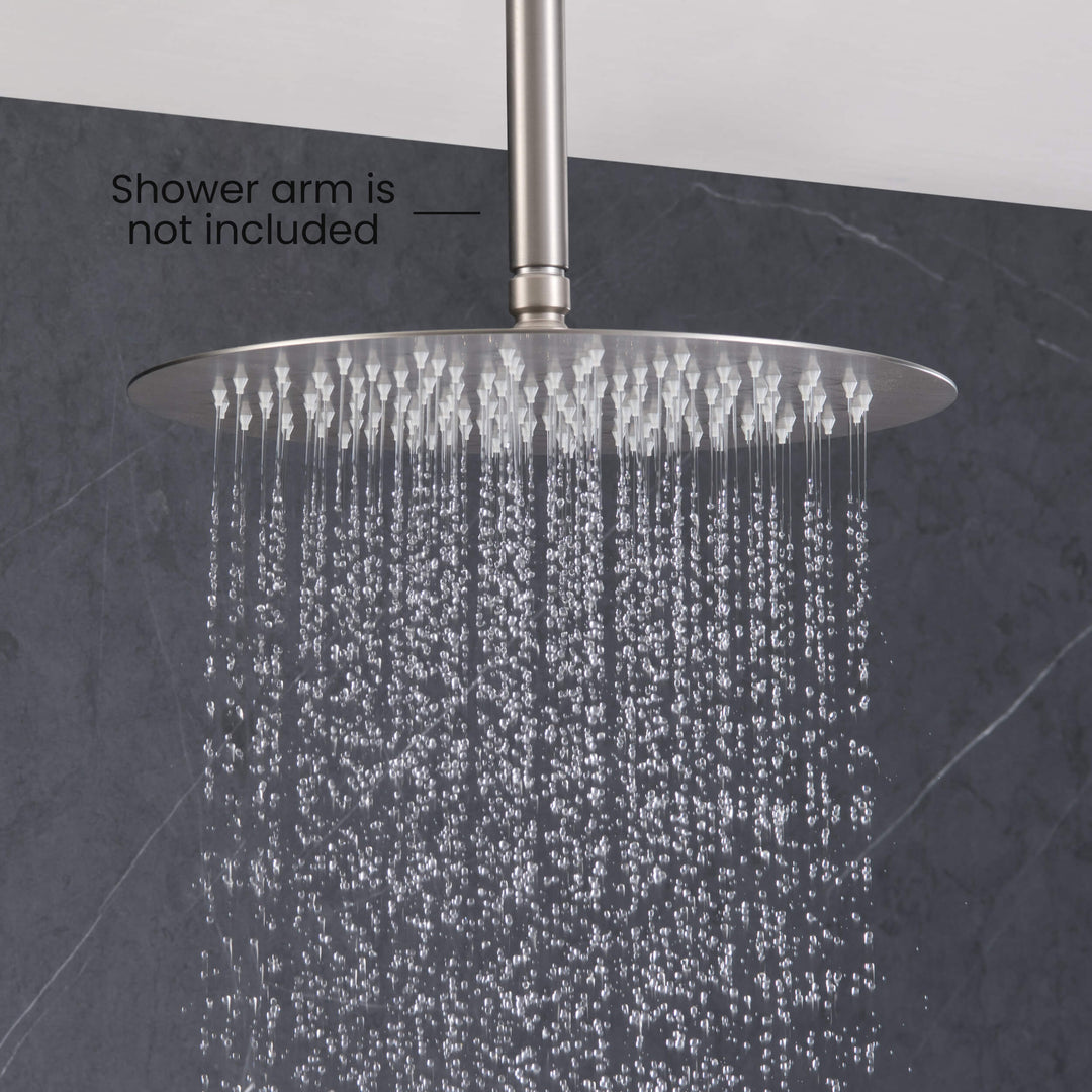 Halo 12" Metal Ultra-Thin Profile Rain Shower Head