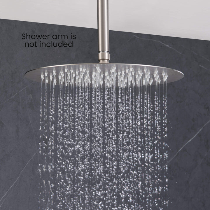 Halo 12" Metal Ultra-Thin Profile Rain Shower Head