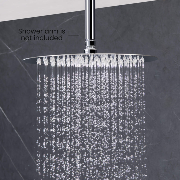 Halo 12" Metal Ultra-Thin Profile Rain Shower Head