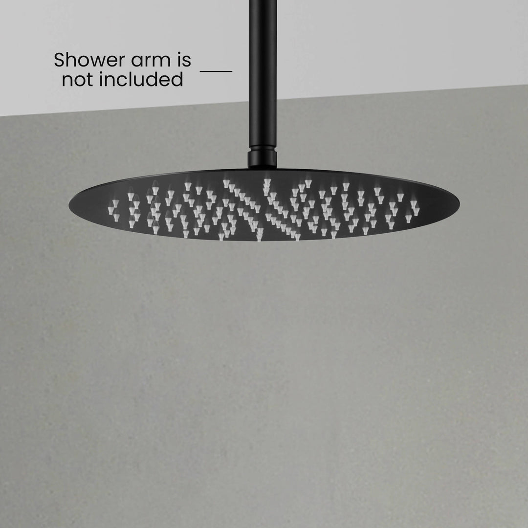 Halo 12" Metal Ultra-Thin Profile Rain Shower Head