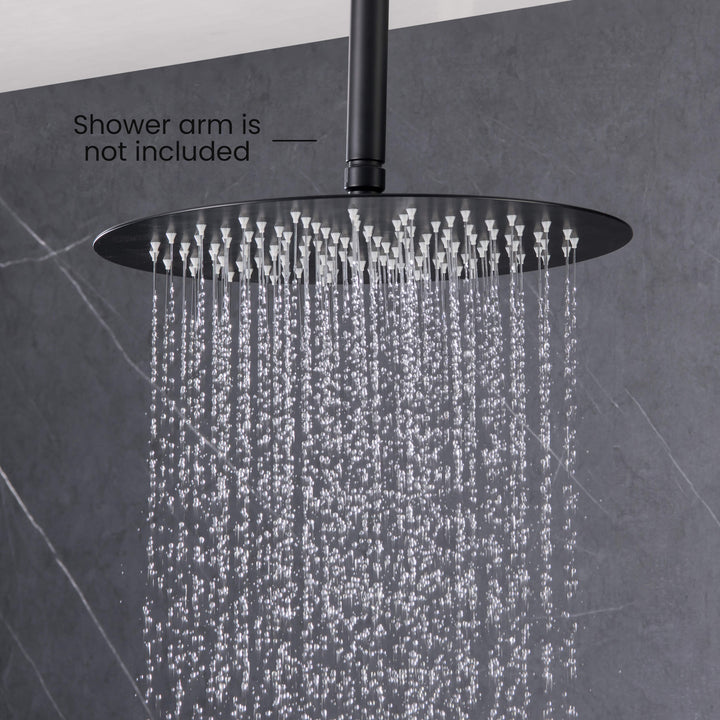 Halo 12" Metal Ultra-Thin Profile Rain Shower Head