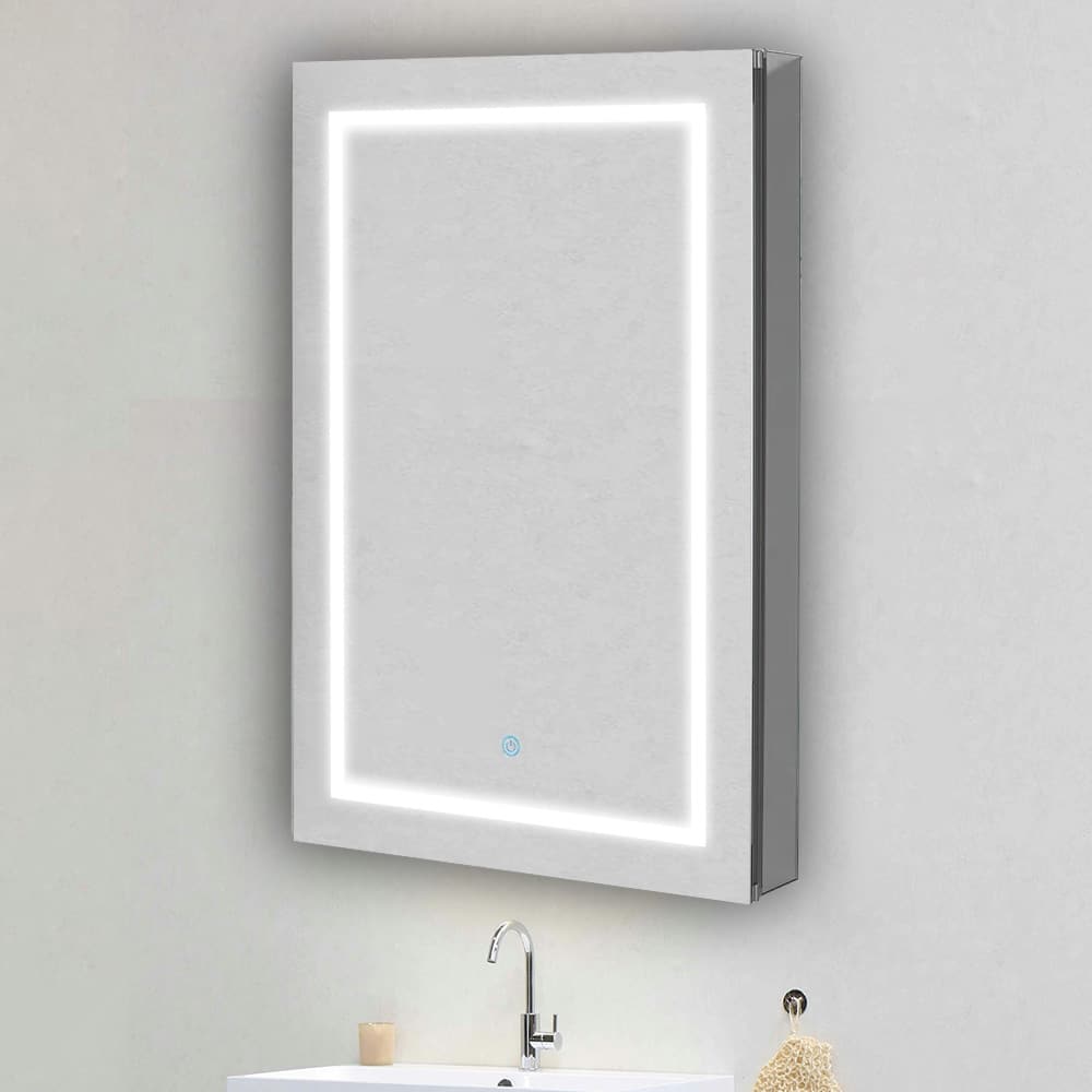 Royale Plus 24" x 30" Right Hinge LED Medicine Cabinet | ANVE Kitchen & Bath