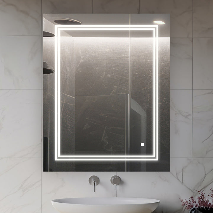 Soho 24" x 30" LED Bathroom Mirror, Anti-Fog