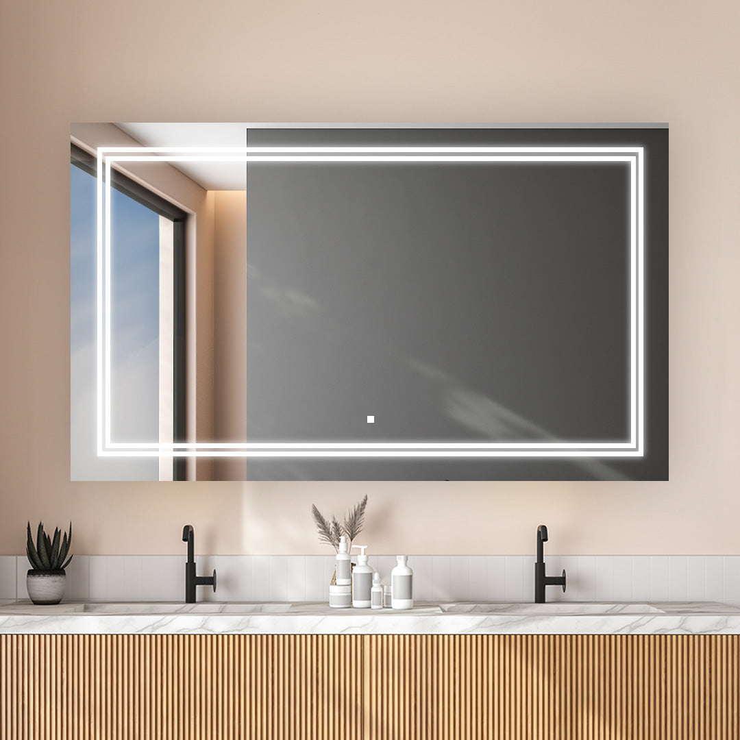 Soho 84" x 36" LED Bathroom Mirror, Anti-Fog
