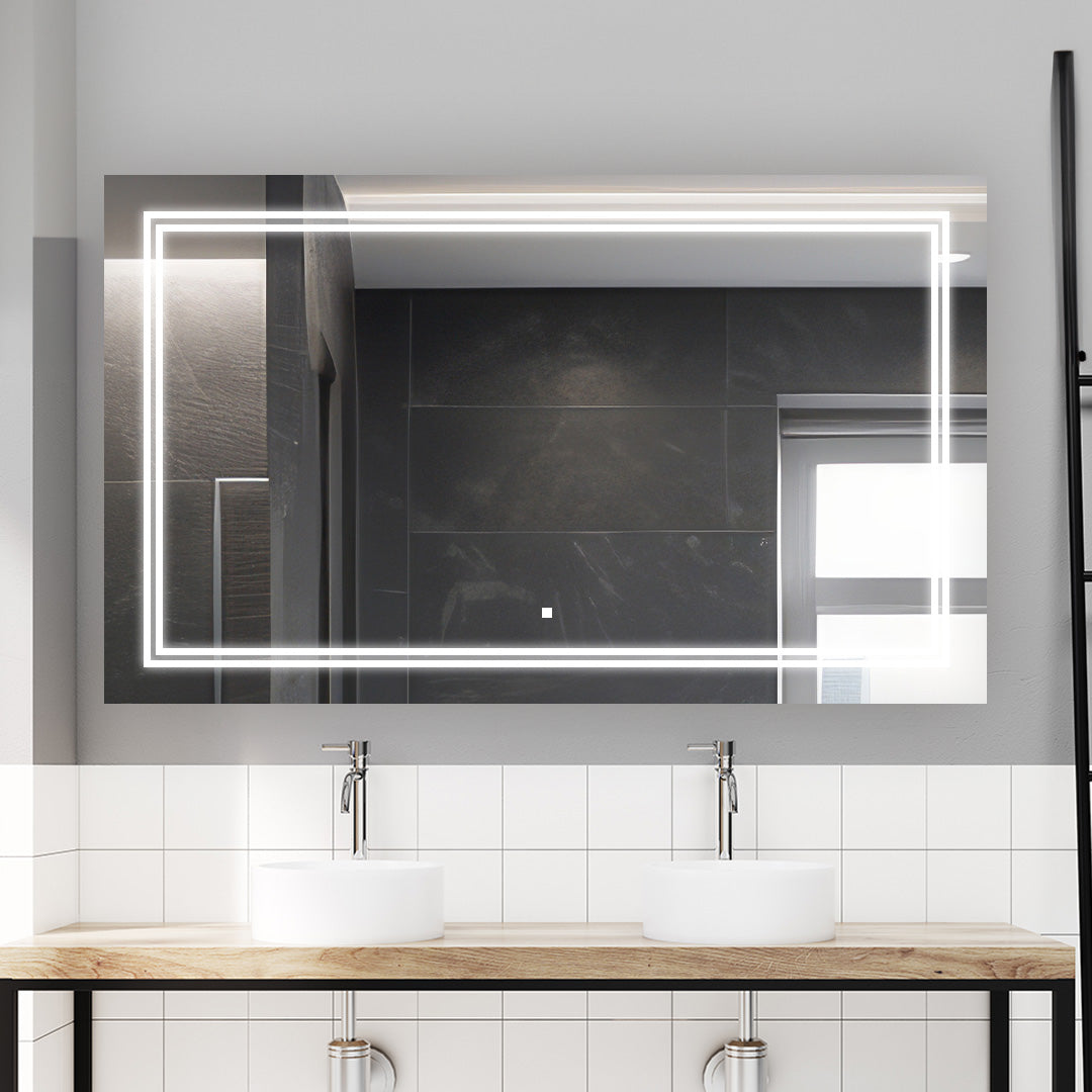 Soho 96" x 36" LED Bathroom Mirror, Anti-Fog