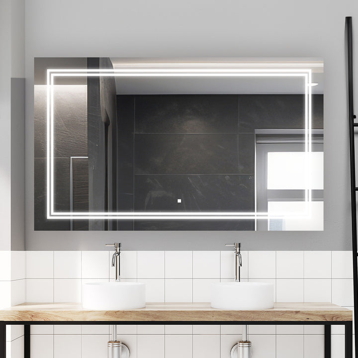 Soho 96" x 36" LED Bathroom Mirror, Anti-Fog