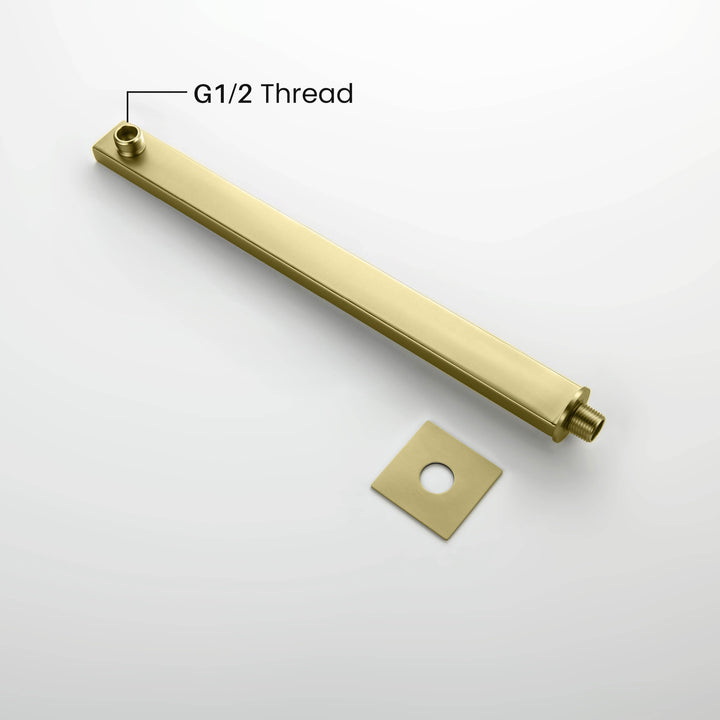 Quadra 16" Wall-Mounted Shower Arm