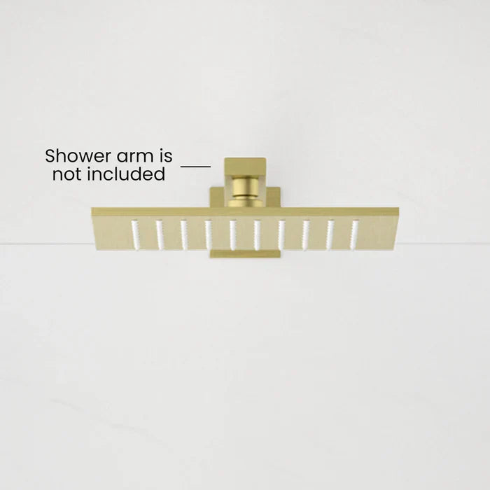 Quadra 10" Thin-Profile Metal Rain Shower Head, 1.75 GPM