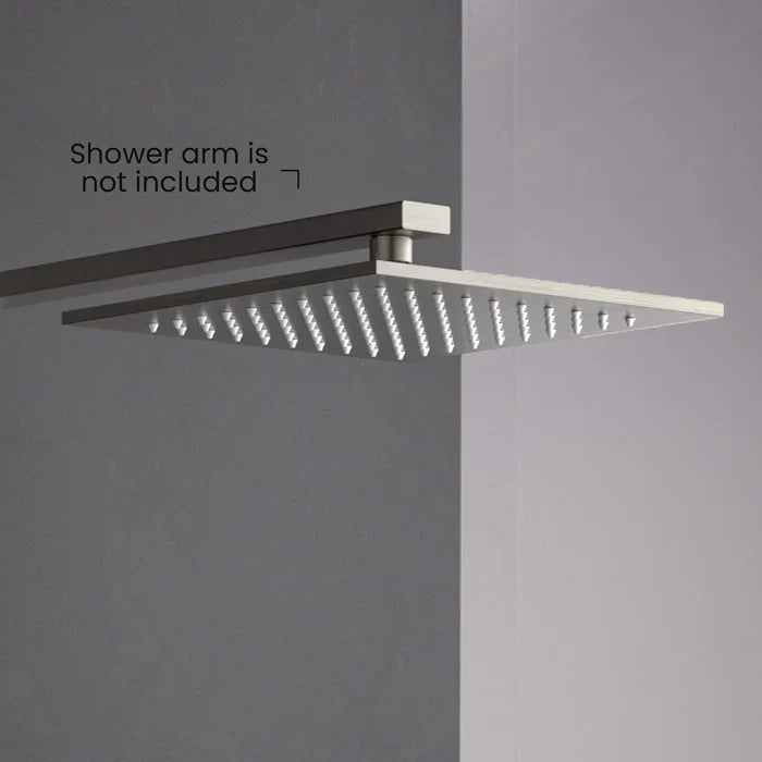 Quadra 10" Thin-Profile Metal Rain Shower Head, 1.75 GPM