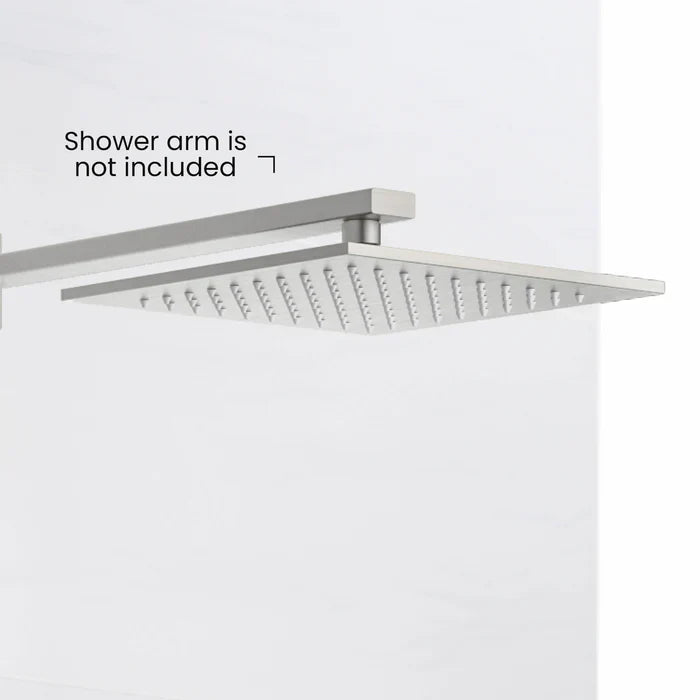 Quadra 10" Thin-Profile Metal Rain Shower Head, 1.75 GPM