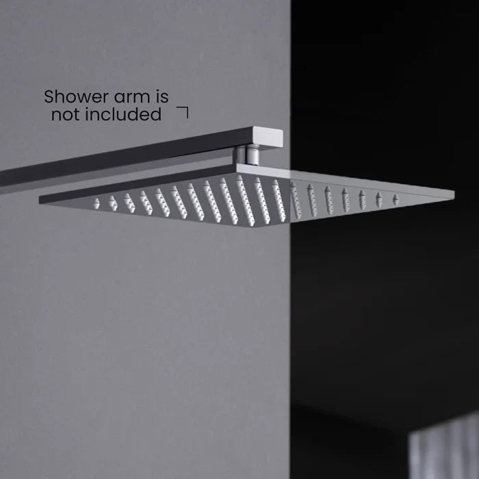 Quadra 10" Thin-Profile Metal Rain Shower Head, 1.75 GPM