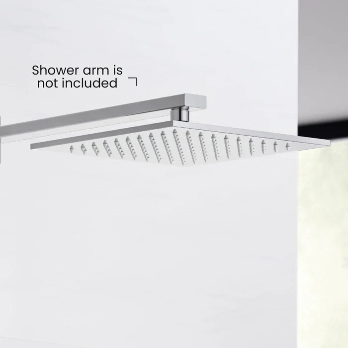 Quadra 10" Thin-Profile Metal Rain Shower Head, 1.75 GPM