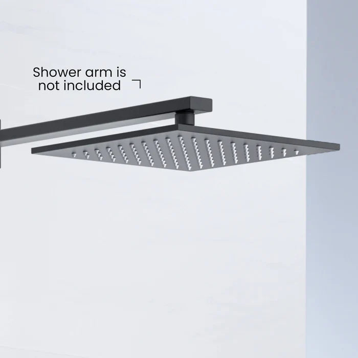 Quadra 10" Thin-Profile Metal Rain Shower Head, 1.75 GPM