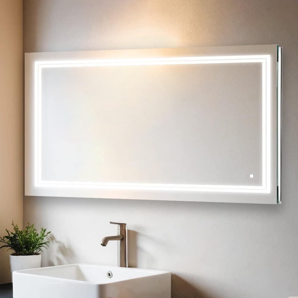 Soho 40" x 36" LED Bathroom Mirror, Anti-Fog | ANVE Kitchen & Bath