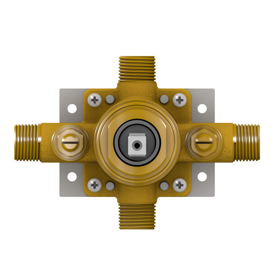 Single-Function Pressure-Balance Shower Rough-In Valve with Cartridge