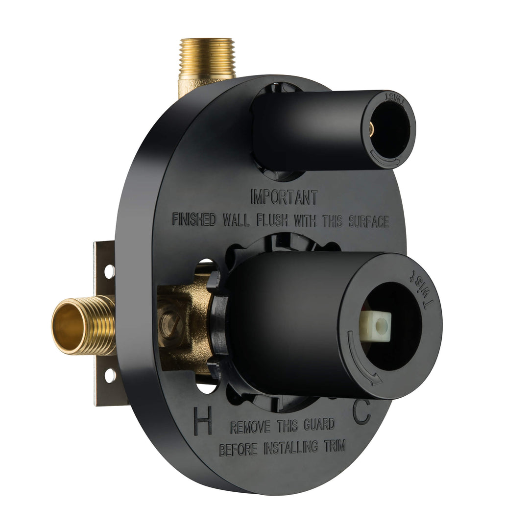3-Function Pressure-Balance Shower Rough-In Valve with Cartridge