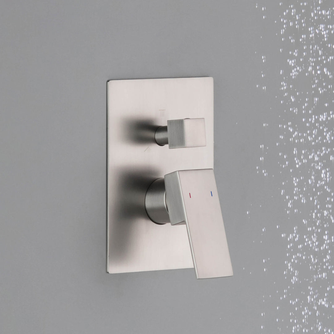 Quadro 2-Function Rough-In Valve Trim Plate