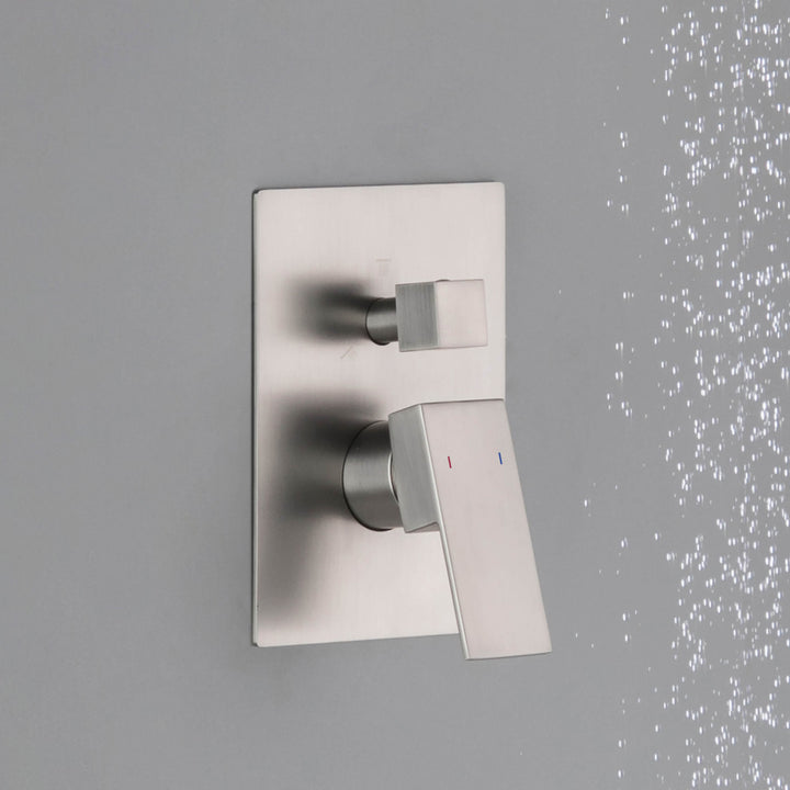 Quadro 2-Function Rough-In Valve Trim Plate