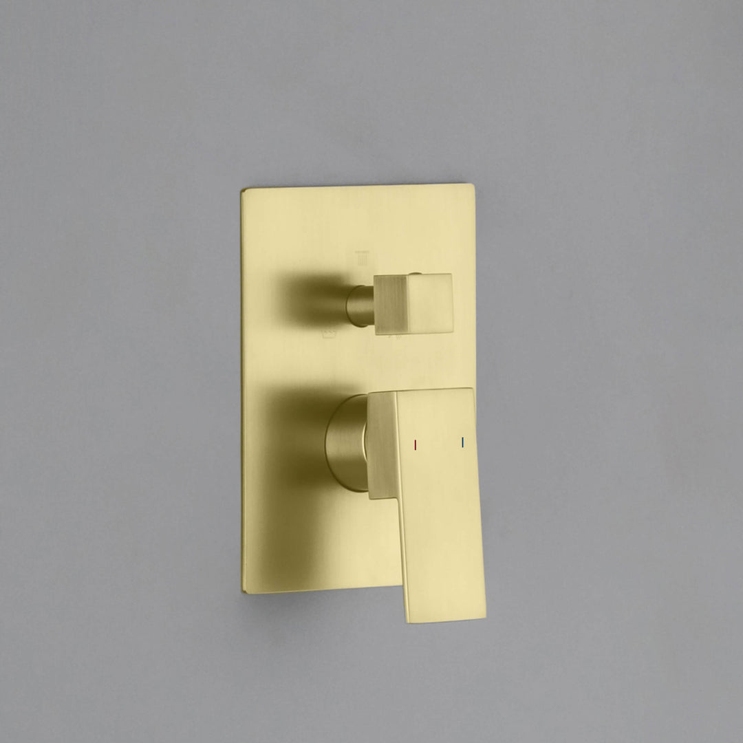 Quadro 3-Function Rough-In Valve Trim Plate