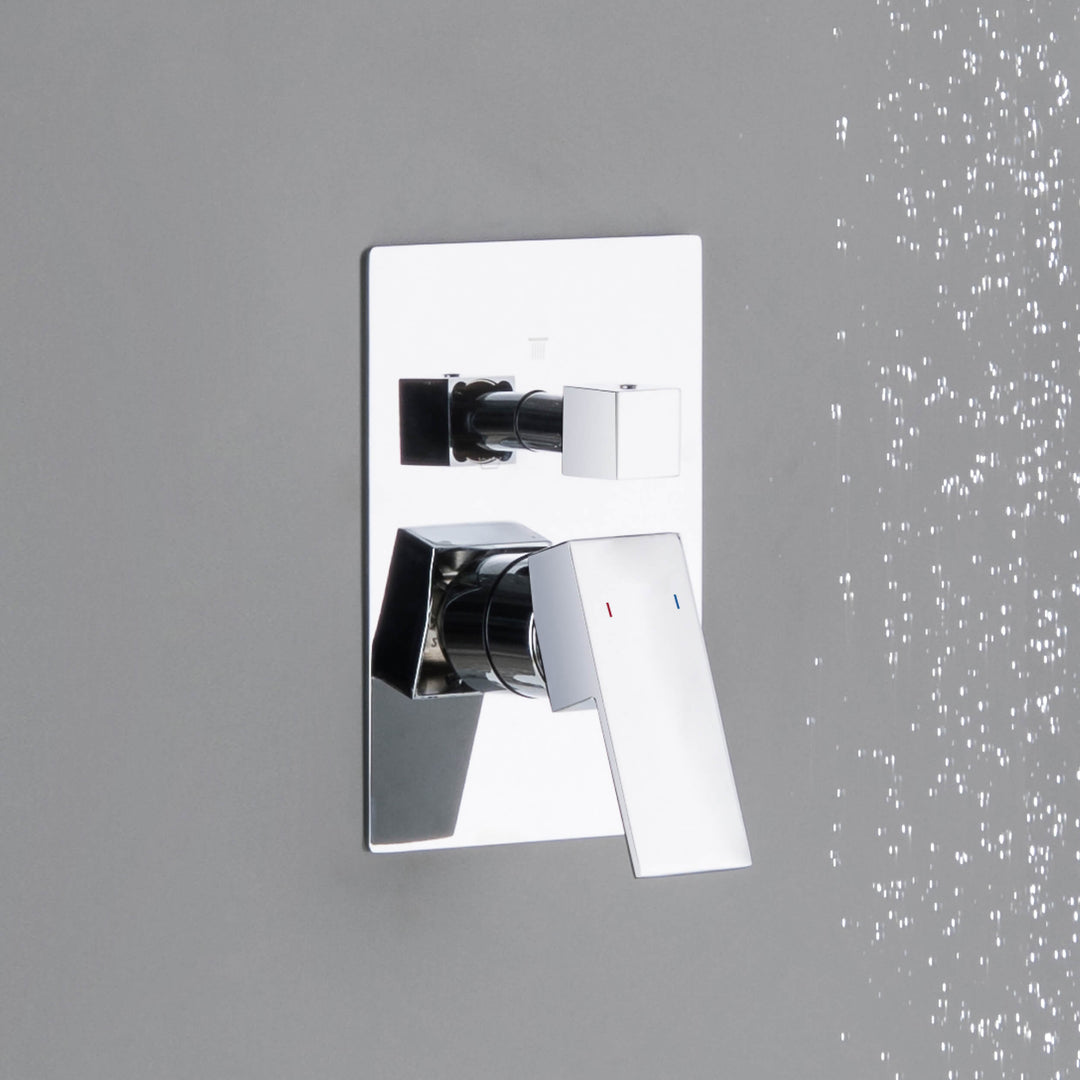 Quadro 3-Function Rough-In Valve Trim Plate