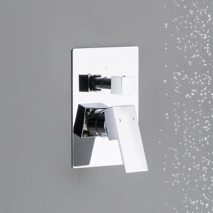 Quadro 3-Function Rough-In Valve Trim Plate