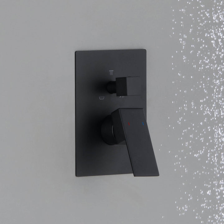 Quadro 3-Function Rough-In Valve Trim Plate