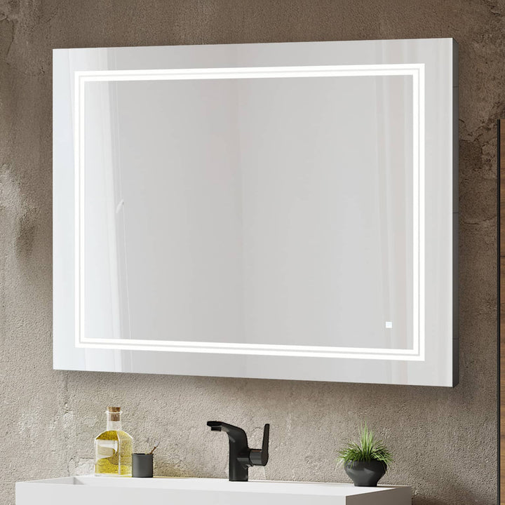 Soho 36" x 30" LED Bathroom Mirror, Anti-Fog | ANVE Kitchen &amp; Bath