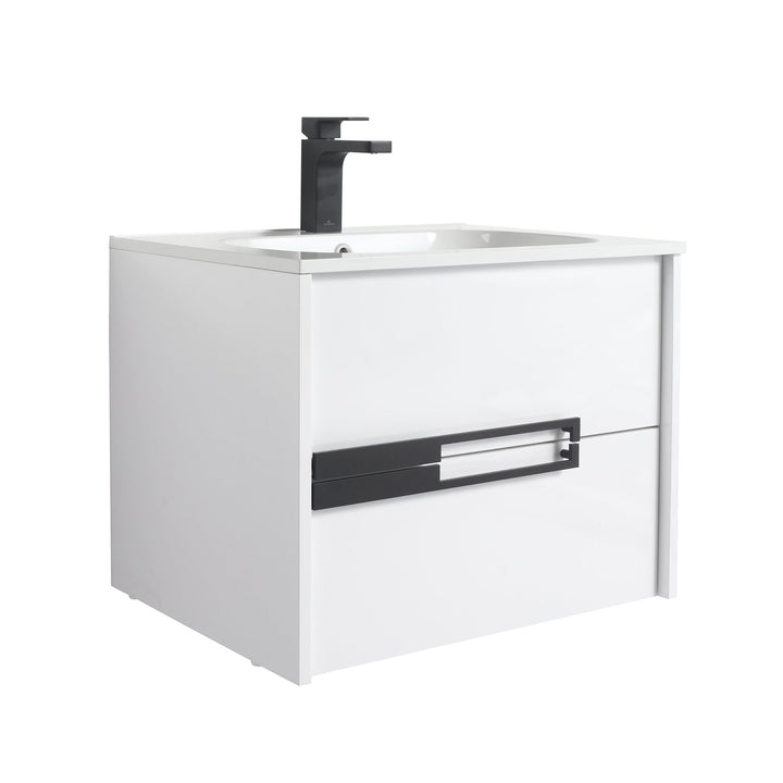 Brest Wall-Mounted Bathroom Vanity with Sink