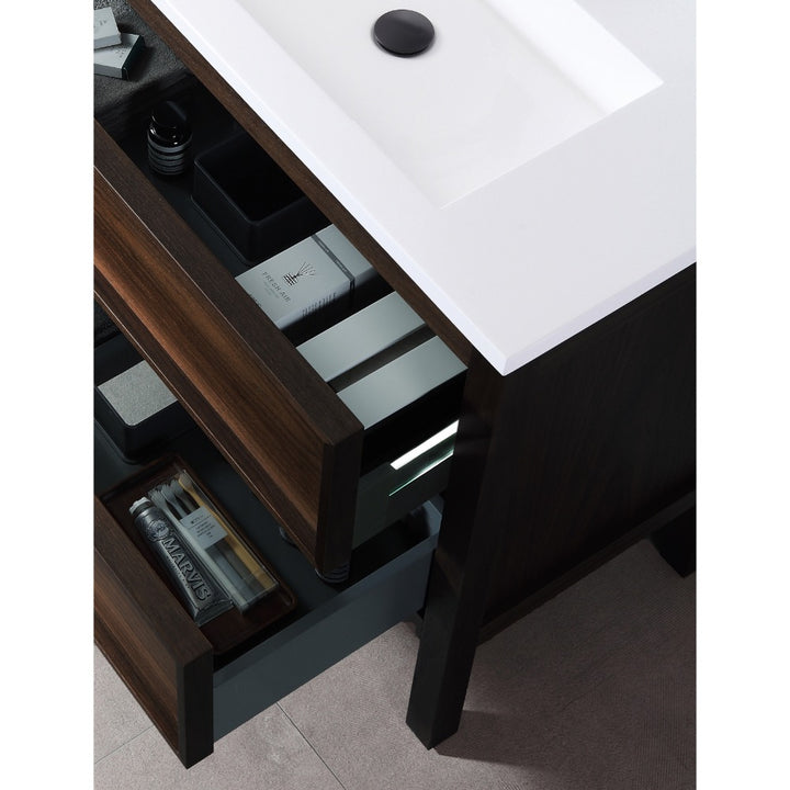Annecy 55" Double Sink Freestanding Bathroom Vanity with Top