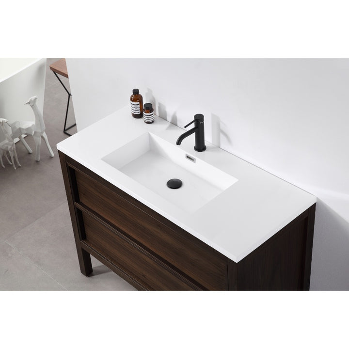 Annecy 55" Double Sink Freestanding Bathroom Vanity with Top
