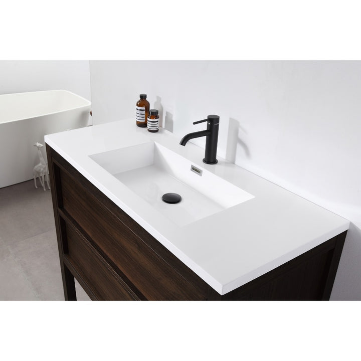 Annecy 55" Double Sink Freestanding Bathroom Vanity with Top