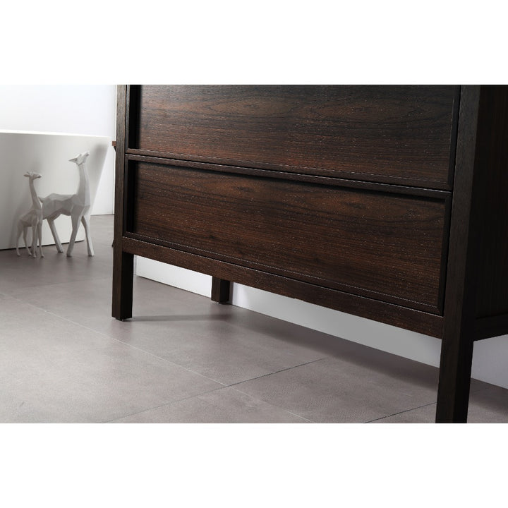 Annecy 55" Double Sink Freestanding Bathroom Vanity with Top