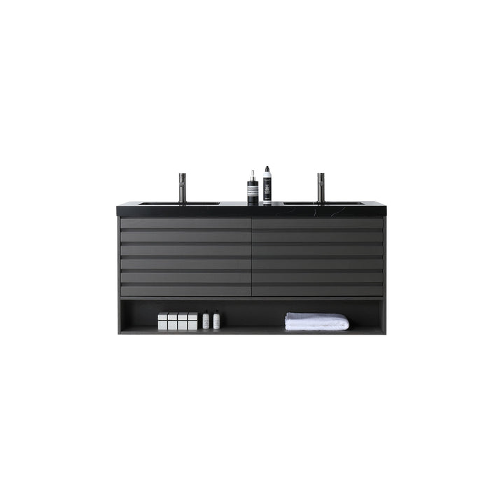 VAR|60 Inch|Charcoal|Black Quartz