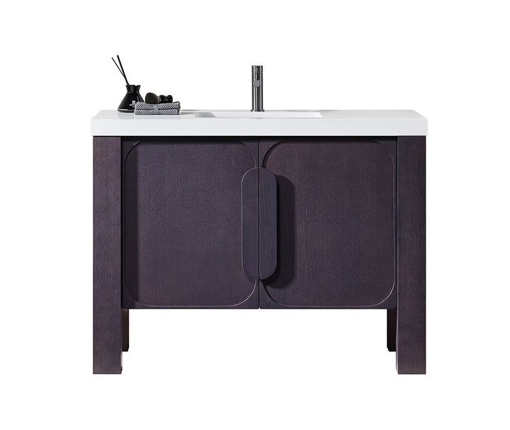 Munich 48" Espresso Oak freestanding bathroom vanity