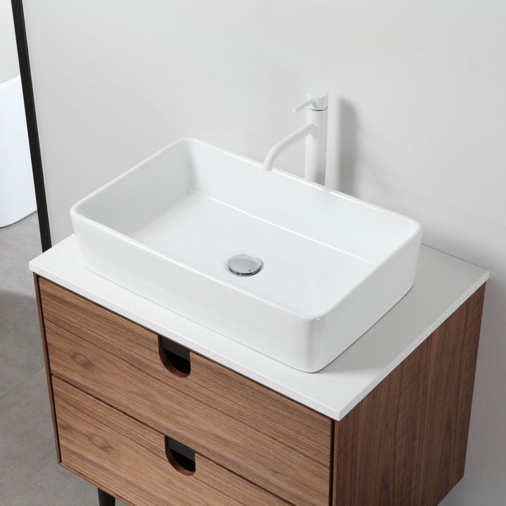 Portree 30" Freestanding Bathroom Vanity with Vessel Sink