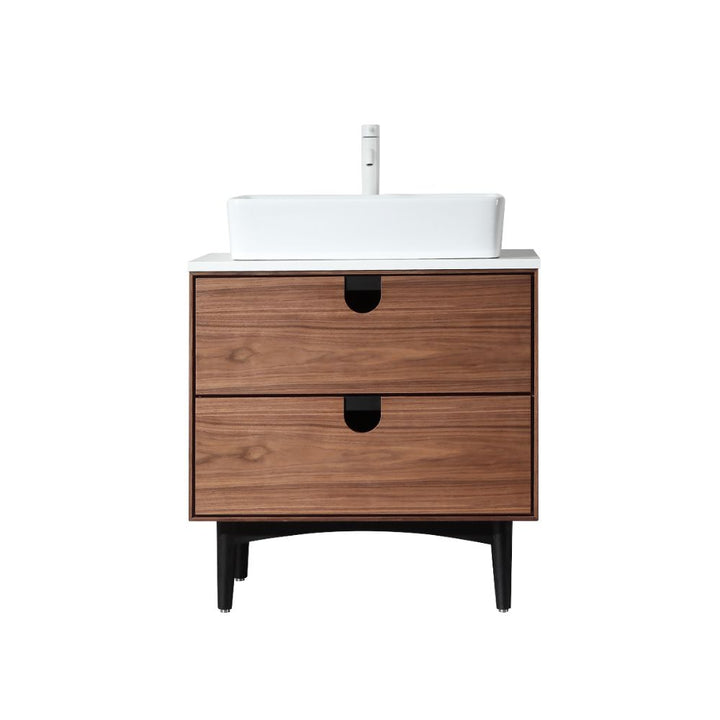 Portree 30" Freestanding Bathroom Vanity with Vessel Sink