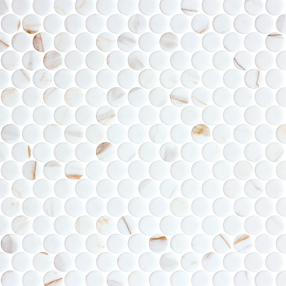 Vetro Round Glass Mosaic Tile