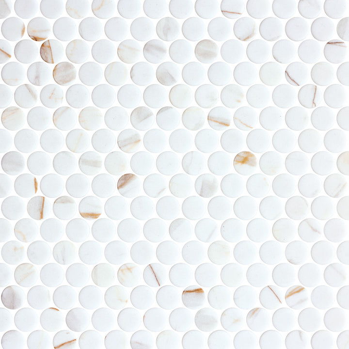 Vetro Round Glass Mosaic Tile