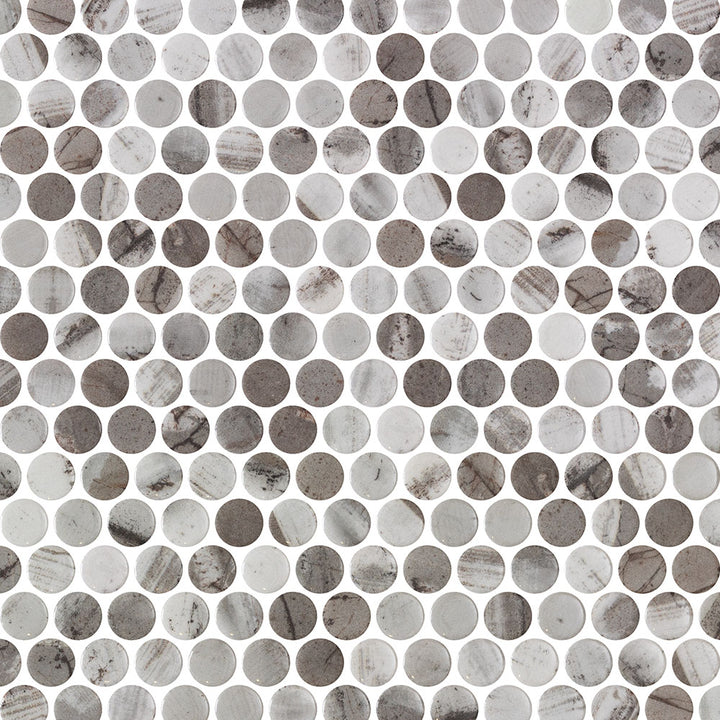 Vetro Round Glass Mosaic Tile