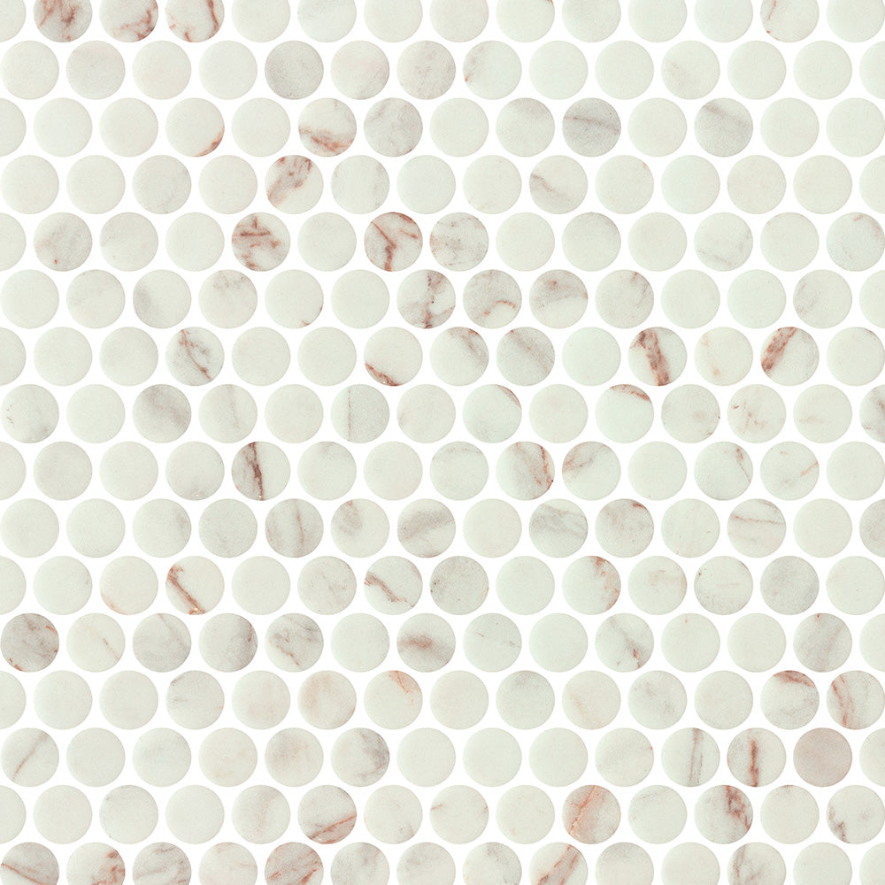 Vetro Round Glass Mosaic Tile