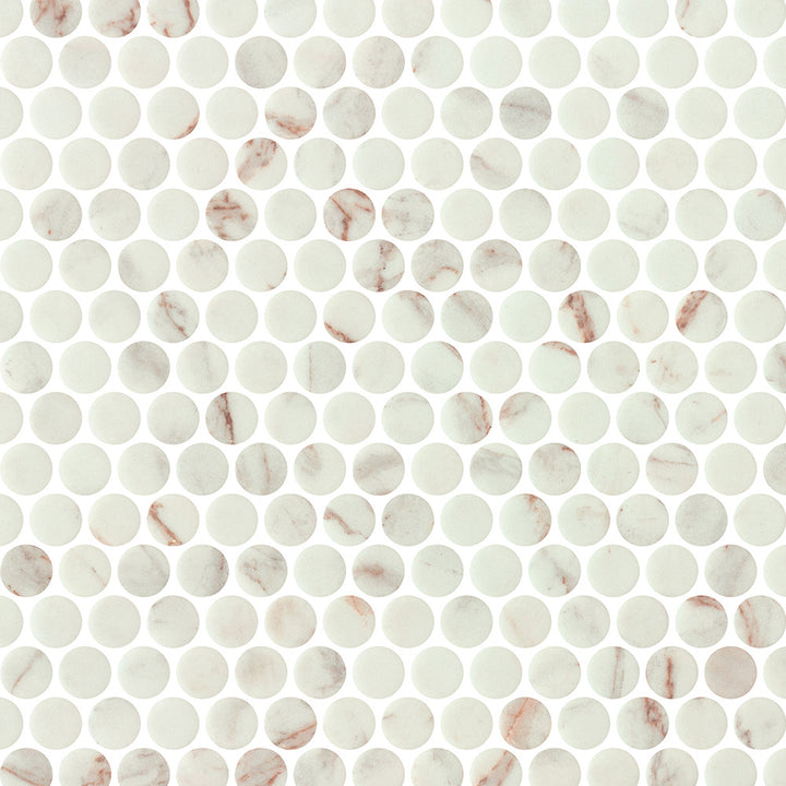 Vetro Round Glass Mosaic Tile
