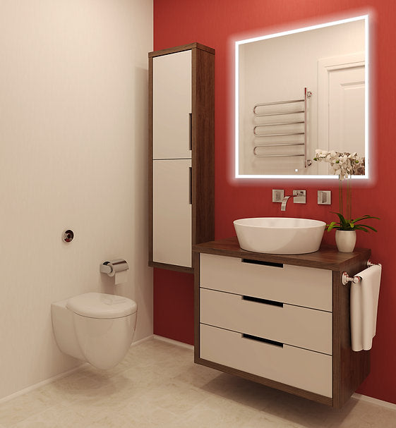 Edge 24" x 32" LED Bathroom Mirror, Anti-Fog