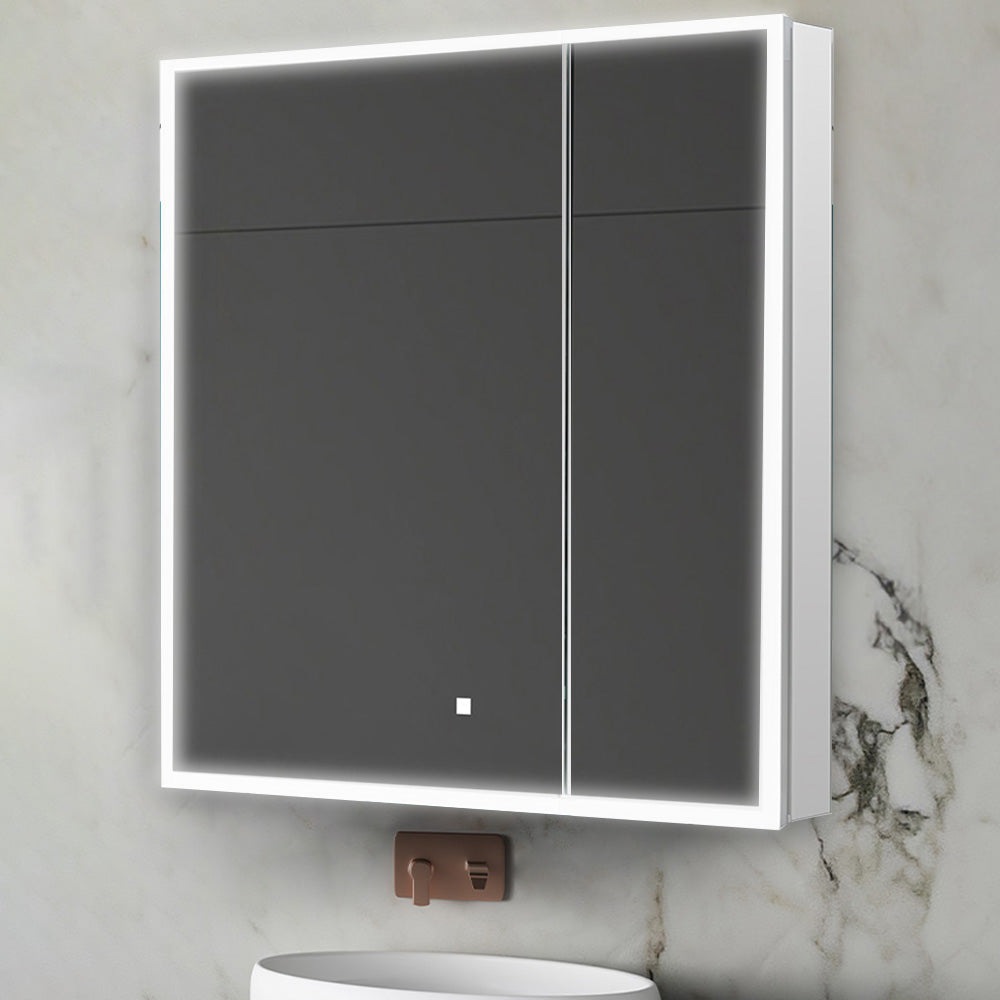 Edge Royale 36" x 32" LED Lighted Double Door Medicine Cabinet | ANVE Kitchen &amp; Bath